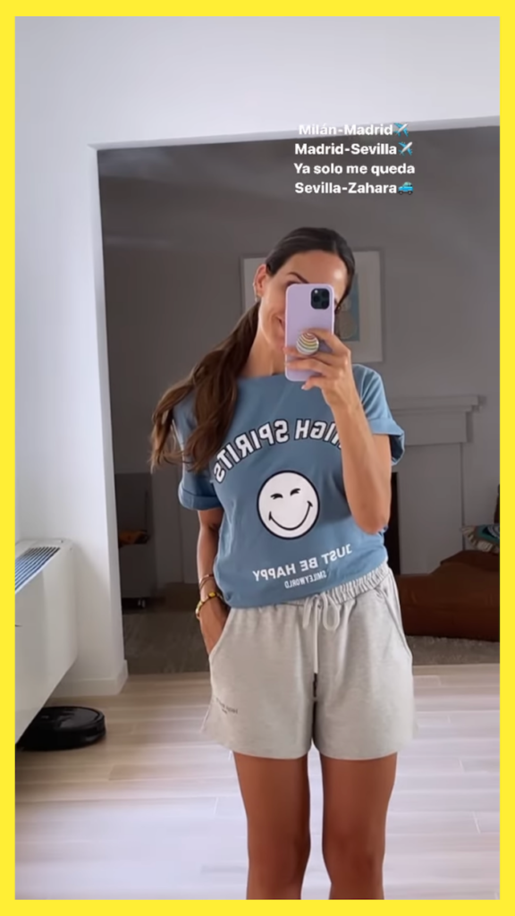 Rocío Osorno camiseta sonriente 